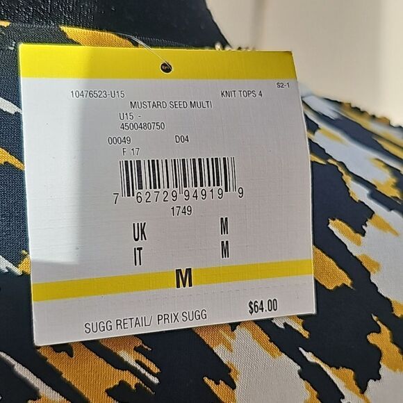 Anne Klein pullover knit top with elastic waist size medium - Picture 6 of 9